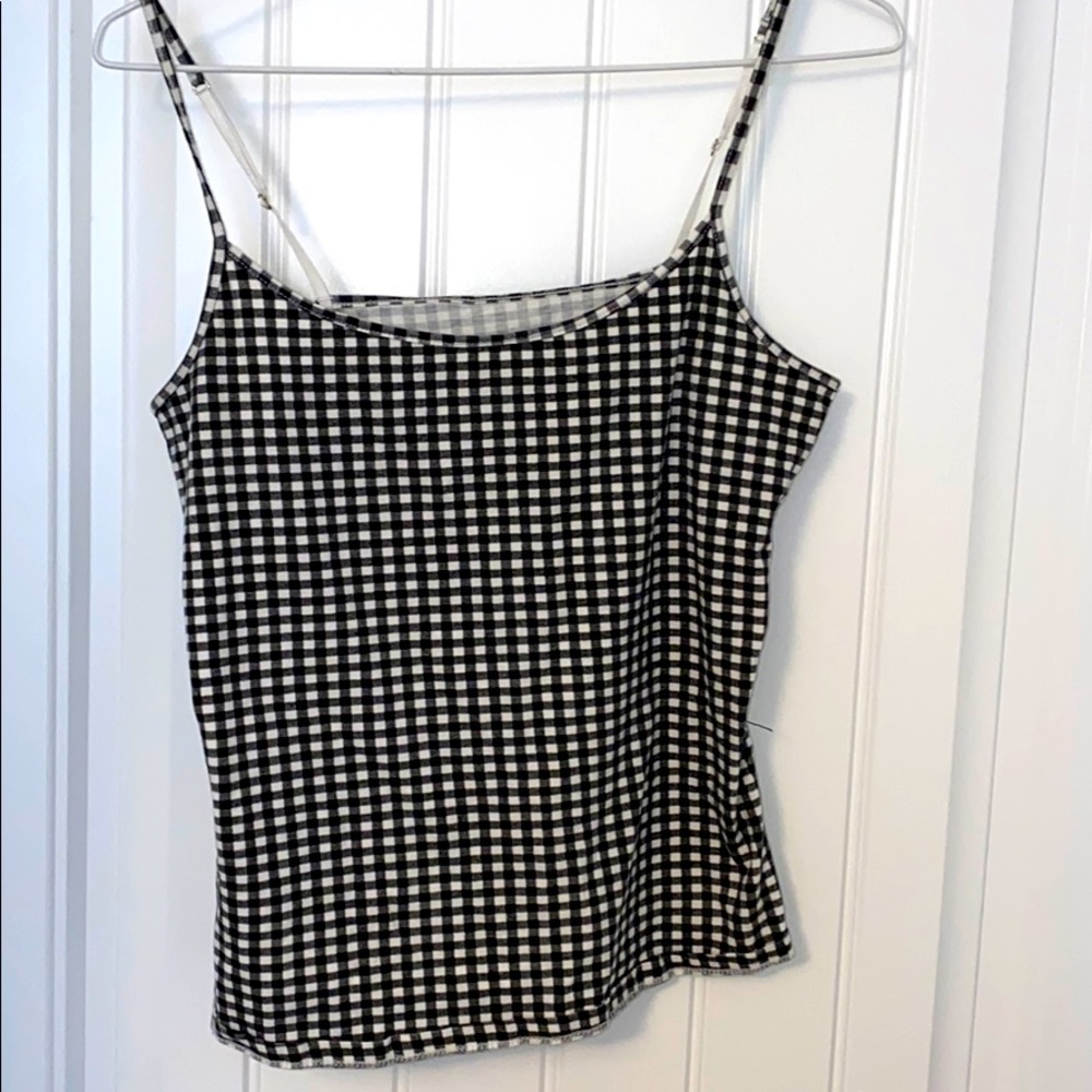 Simons Checkered Tank Top